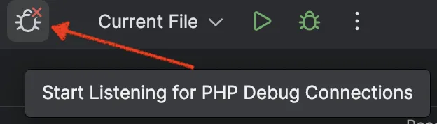 Start listening to debugger connection