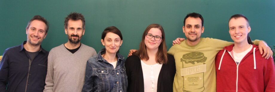 Karolina with Kiwee team at the end of her internship