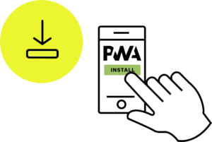 Installing PWA app